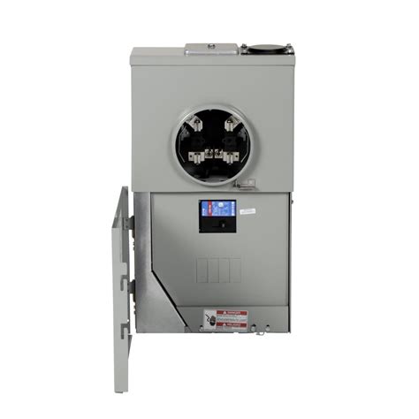 electricity box pole and meter|60 amp meter main combo.